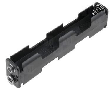 Suporte p/ 4 Pilhas AA - LR06 (Snap 9V)