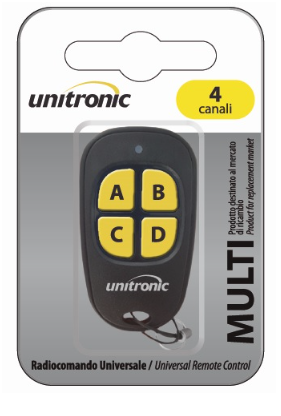 Comando Garagem Multi Frequência 270 ~ 868 Mhz - UNITRONIC