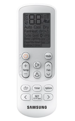 Comando AR-EH03E p/ Ar Condicionado (Branco) - SAMSUNG