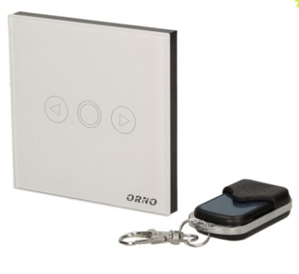 Interruptor Parede Dimmer de Toque c/ Comando s/ Fios - ORNO