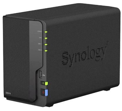 NAS DiskStation DS218 RTD1296 Ethernet LAN (Preto) - SYNOLOGY