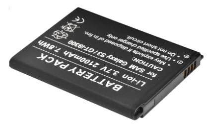 Bateria Telemóvel Comp. c/ SAMSUNG GALAXY S3 GT-I9300 3,7V 2100mAh Li-Ion