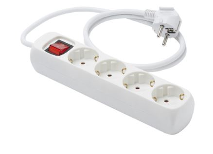 Extensão Quadrupla c/ Interruptor (1,5 mts)