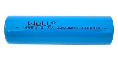 Pilha Recarregável 3,7V 2200mAh (ICR18650)