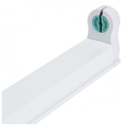 Armadura p/ Lâmpada Tubular LED T8 (1,50 mts) - INTERLIGÁVEL COM OUTRA(S)