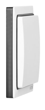 Interruptor s/ Fios RF 433MHz Inteligente Cinético (s/ Bateria) c/ Receptor Relé 1000W - VIRONE