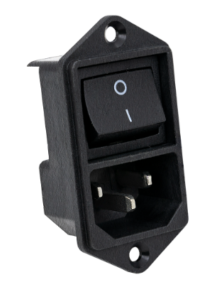 Base de Corrente Tripolar 10A 250V c/ Interruptor