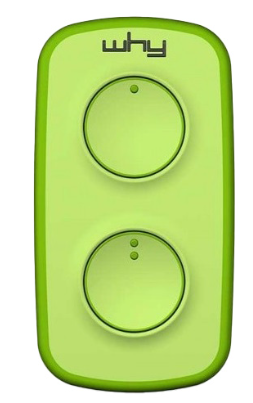 Comando Garagem Multi Frequência 433 ~ 868 Mhz (Verde) - WHY EVO