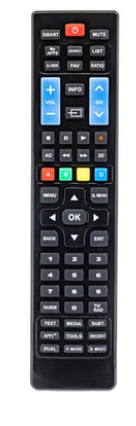 Comando Equivalente p/ TV´s LG e SAMSUNG (Preto) - EWENT
