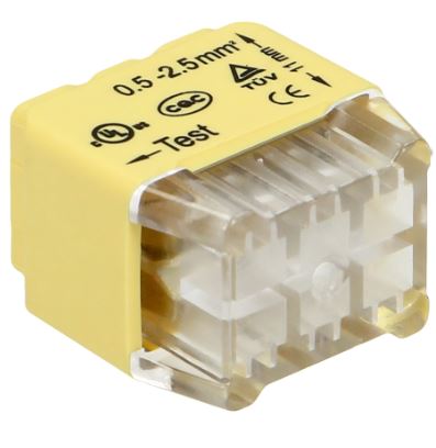 Pack 50x Ligadores Rápidos p/ 6 Fios (Ø 0,75 ~ 2,5mm²) - ORNO