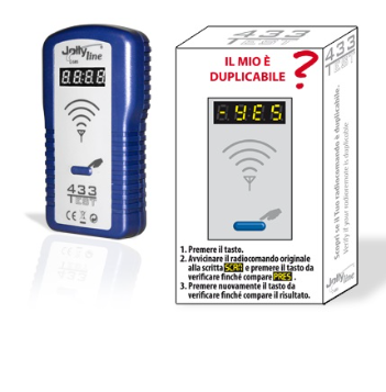 Frequencímetro Digital LCD Portátil 433MHz - JOLLYLINE 433 TEST