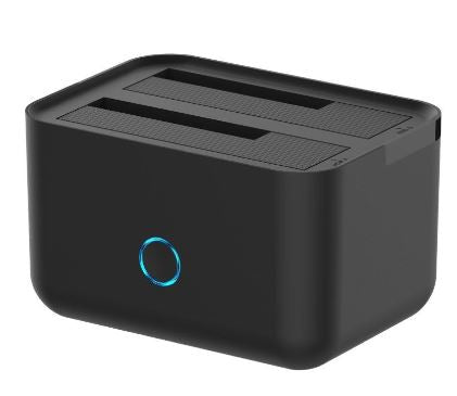 Docking Station p/ Discos Rígidos 2.5/3.5" (Preto) - AISENS