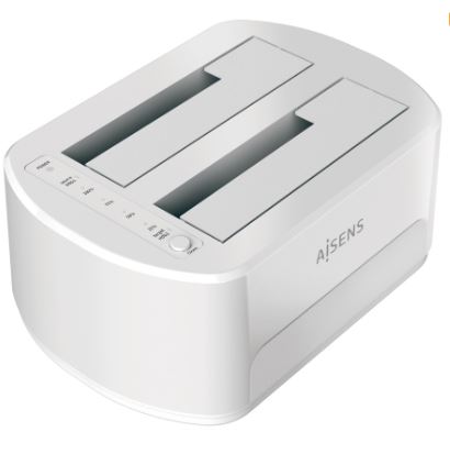 Docking Station SATA 2.5/3.5 p/ USB 3.0/3.1 Gen1 (Branco) - AISENS