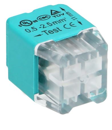 Pack 100x Ligadores Rápidos p/ 4 Fios (Ø 0,75 ~ 2,5mm²) - ORNO