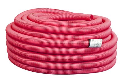 Tubo Corrugado de Parede Dupla Vermelho 63mm (metro)