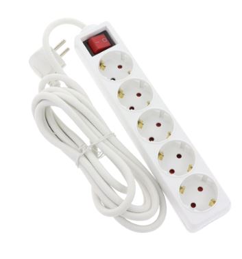 Extensão Quintupla c/ Interruptor (1,5 mts)