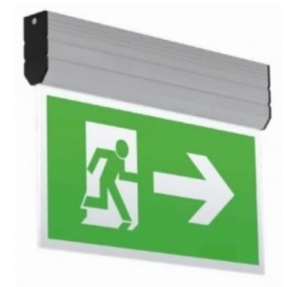 Armadura Saída Emergência (Direita/Esquerda) Permanente LED 8W 6000K