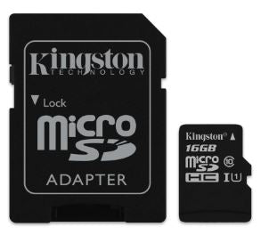 Cartão de Memória 16GB MicroSD UHS-I Class 10 - Kingston Technology Canvas Select