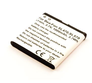 Bateria Compatível SL470, SL570 Bea-fon (1000 mAh)