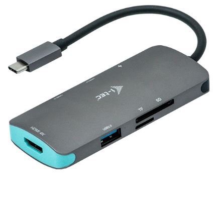 Docking Station Nano Dock 4K HDMI USB-C p/ Notebook (Cinza) - I-TEC