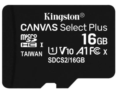 Cartão de Memória MicroSDHC 16GB (Classe 10) - KINGSTON