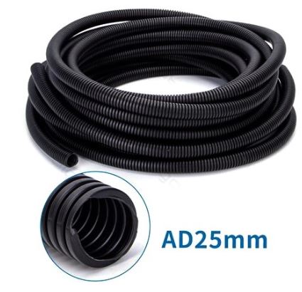 Tubo PP p/ Proteção de Fios (Diâmetro: 25cm) - 10 metros
