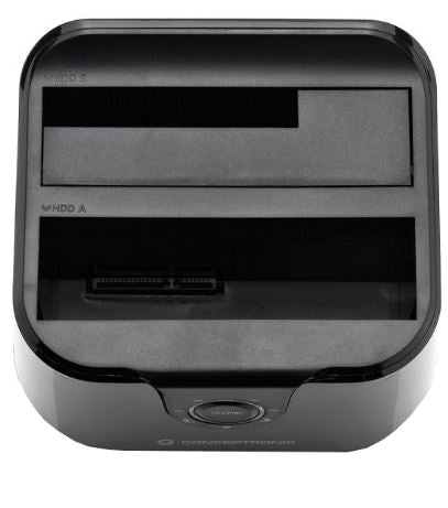 Docking Station p/ Discos Rígidos 2.5/3.5" (Preto) - CONCEPTRONIC