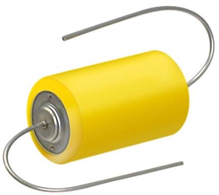 Pilha Litio Li-SOCl2 1/2AA 3,6V 1200mAh c/ Arames