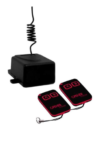 Kit Emissor Receptor 2 Canais e 2 Comandos Interior (433MHz) - JollyLine