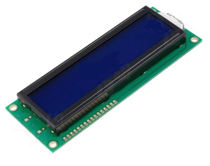 Display LCD Alfanumérico Azul 16x2 - STN Negativo