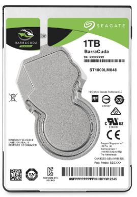 Disco Rígido 2,5" ST1000LM048 1TB Serial ATA III - SEAGATE Barracuda