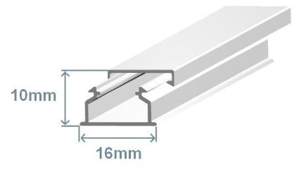 Calha 16x10mm Branca Adesiva (2 mts) - EFAPEL