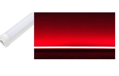 Armadura LED T5 9W 220V 720Lm Cor Vermelho (60cm)