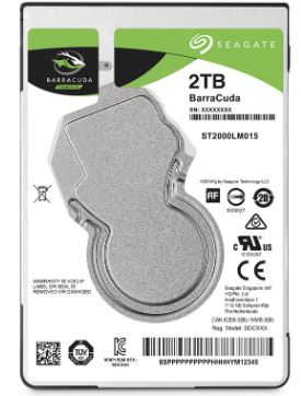 Disco Rígido 2,5" 7mm 2TB 128Mb SATA 6Gb/s 54rp - SEAGATE Barracuda
