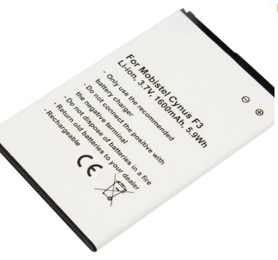 Bateria Compatível Cynus F3 3,7V Mobistel (1600mAh)