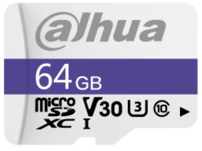 Cartão de Memória MicroSDXC 64GB (Classe 10) - DAHUA
