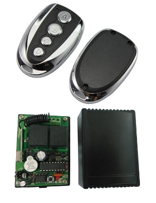 Kit Emissor Receptor 2 Canais e 2 Comandos 433,92MHz (Rolling Code) - MKC
