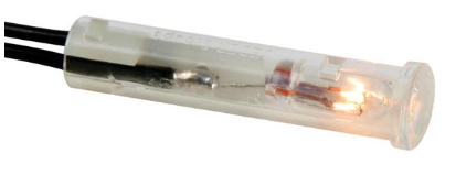 Avisador c/ Fios 12VDC (Ø7mm) Cristal
