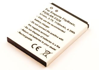 Bateria Compatível F220, FLIP basic, FLIPbasic Emporia (1150mAh)