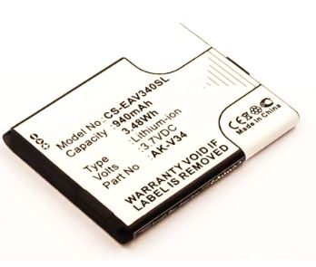 Bateria Compatível Glam, V34 Emporia (940mAh)
