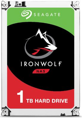 Disco Rígido 3,5" 1TB 64Mb SATA 6Gb/s 59rp - NAS - SEAGATE IronWolf