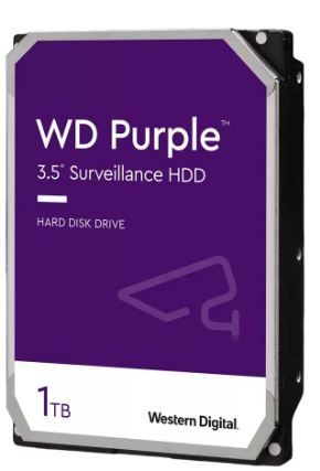 Disco Rígido 3.5" Purple 1TB 5400 RPM 64MB Serial SATA III - WESTERN DIGITAL