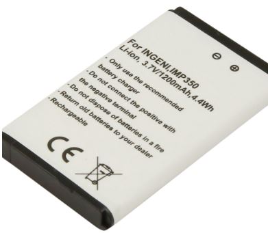Bateria Compatível IMP350 3,7V Ingenico (1200mAh)