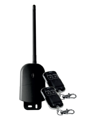 Kit Emissor Receptor 2 Canais e 2 Comandos Exterior (433,92MHz) - UNITRONIC