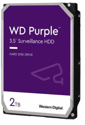 Disco Rígido 3.5" Purple 2TB 64MB SATA - WESTERN DIGITAL