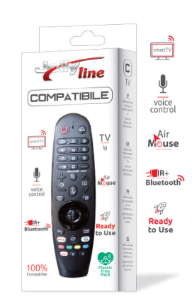 Comando Compatível c/ SmartTV LG (Magic Remote) - JollyLine