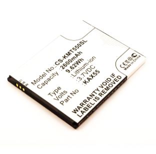 Bateria Compatível KAX55, KAX55-BKBAK007752 Kazam (2600mAh)