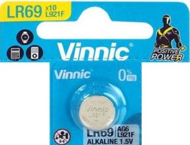 Pilha V371/SR920SW/SR69/AG6/LR921 1,5V - VINNIC