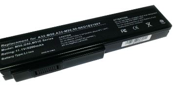 Bateria p/ Portátil Compatível Asus 5200mAh G50 L50 M50 M51 M70 X55 X75VN