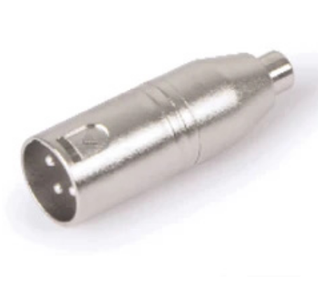 Adaptador Áudio RCA Fêmea - XLR Macho - FONESTAR